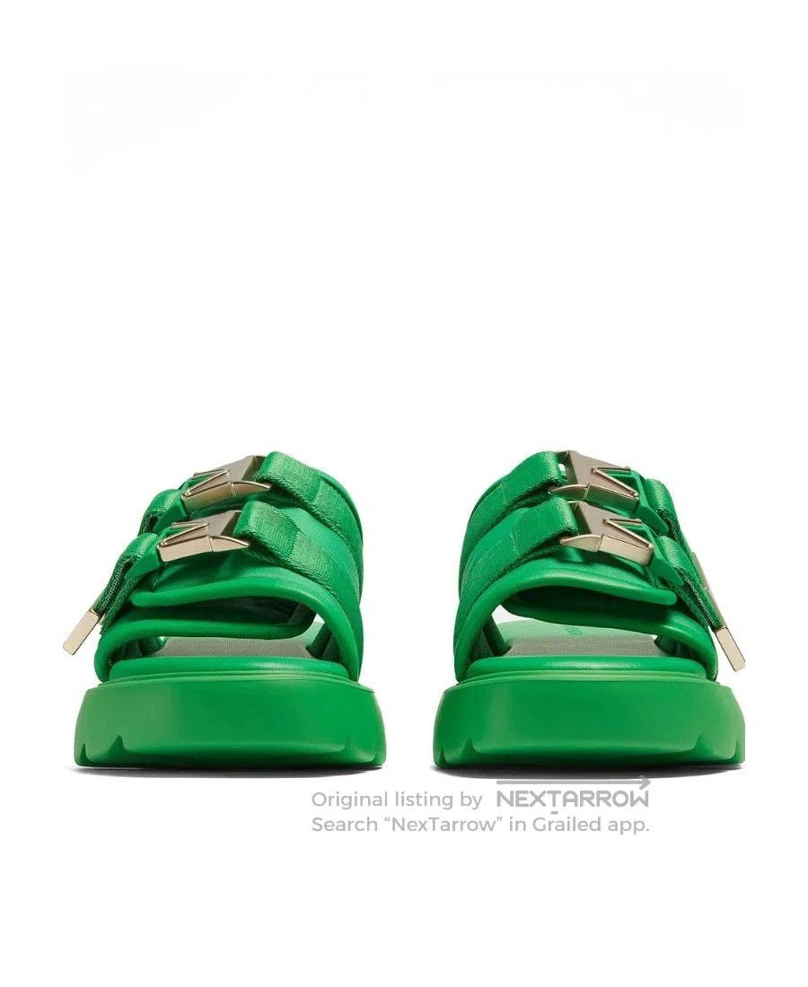 Bottega Veneta BOTTEGA VENETA Flash Green Slides. Size US 5 / IT 35 - 7 Thumbnail