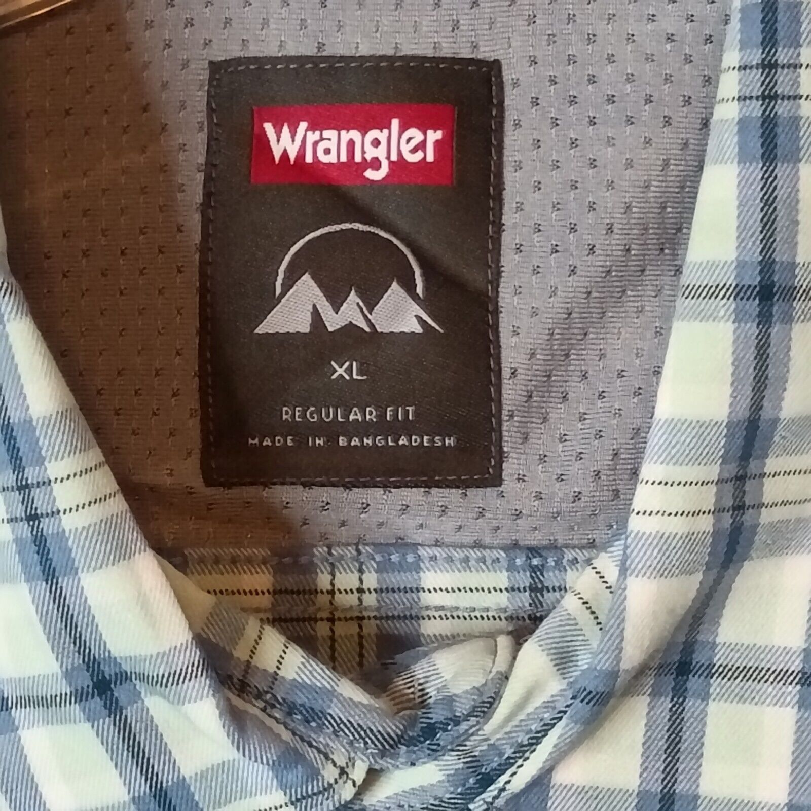 Wrangler Wrangler Utility Shirt Men's XL Plaid Regular Fit UPF 30 Size US XL / EU 56 / 4 - 8 Thumbnail
