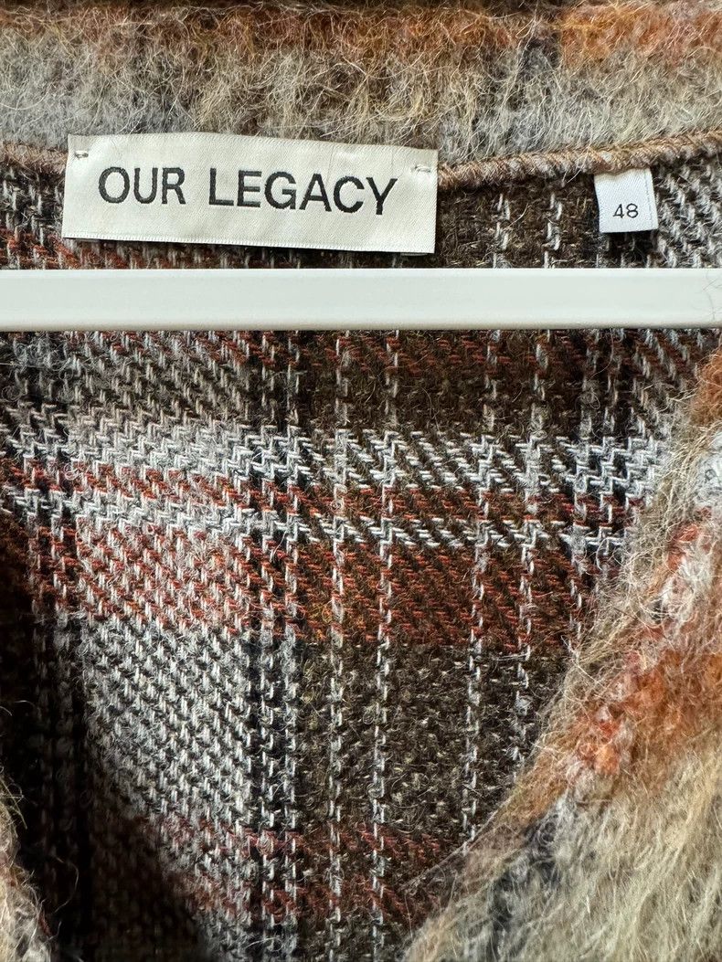 Our Legacy our legacy size 48 Horsehair plaid cardigan 2502-Nextarrow Size US M / EU 48-50 / 2 - 3 Thumbnail
