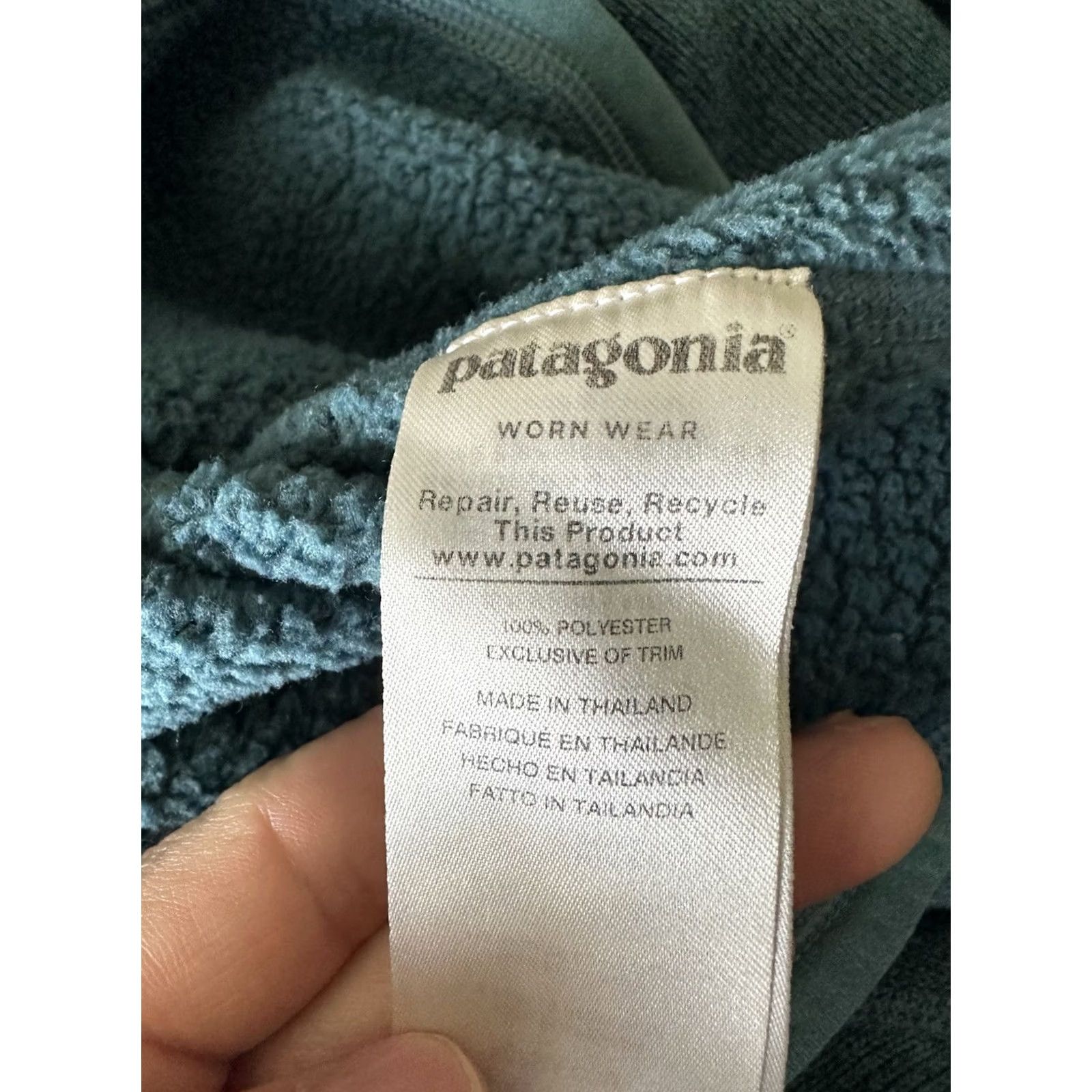 Patagonia Patagonia Women’s Jacket Teal Blue 1/4 Zip Pullover Size M Size M / US 6-8 / IT 42-44 - 6 Thumbnail