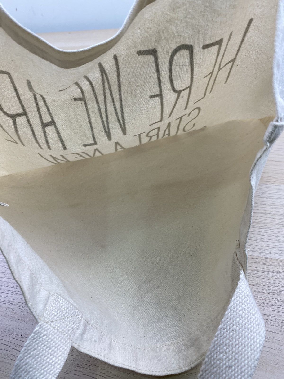 Vintage Here We Are Start A New And Exciting Things Totebag B050 Size ONE SIZE - 4 Thumbnail