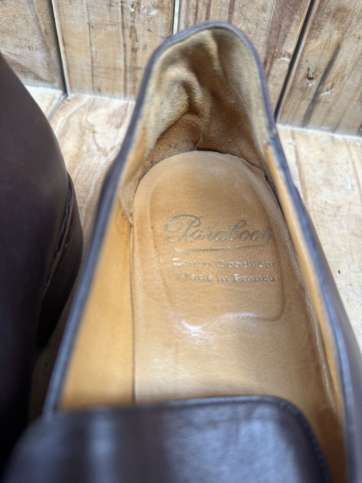 Paraboot Paraboot Men’s Penny brown Leather Loafers Uk 9.5 H US 10.5 Size US 10.5 / EU 43-44 - 15 Thumbnail