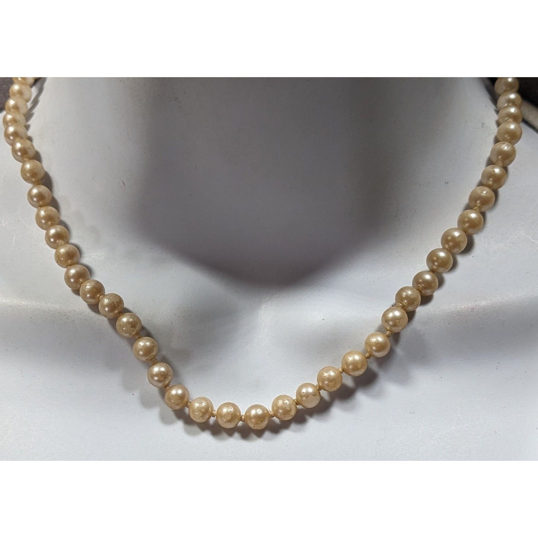 Other Vintage Japanese Faux Pearl Beaded Necklace Size ONE SIZE - 5 Thumbnail