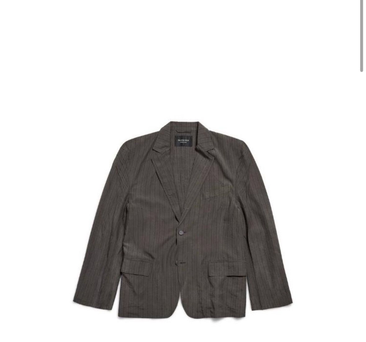 Balenciaga o1w1db10126 Fluid Tailored Pants in Grey Size US 34 / EU 50 - 6 Thumbnail