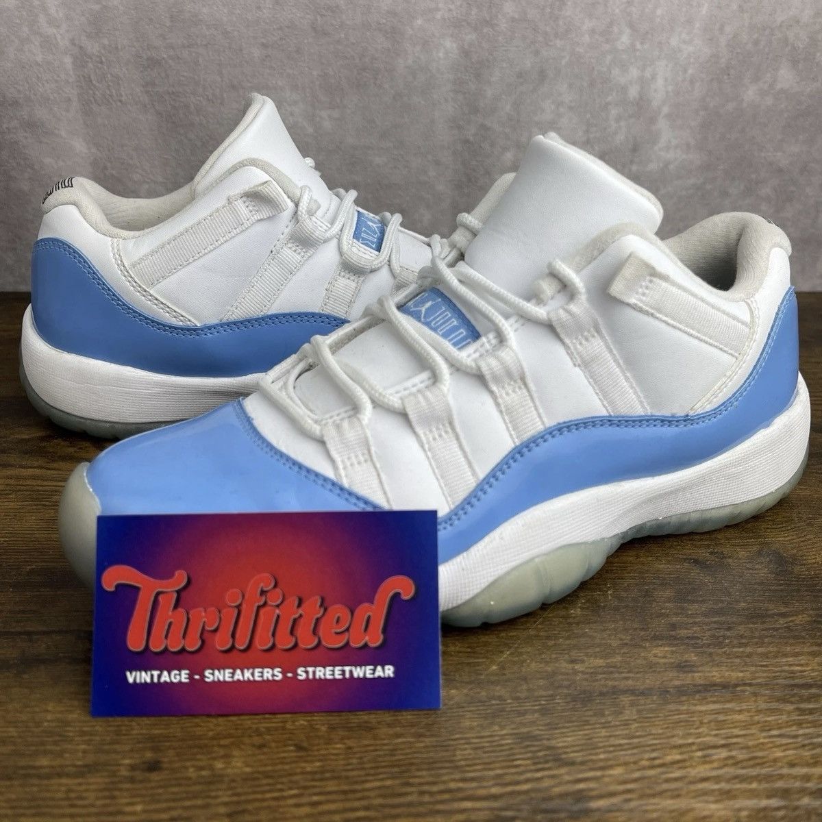 Jordan Brand Air Jordan 11 Retro Low University Blue UNC 528896-106 Youth Size US 6 / EU 39 - 1 Thumbnail