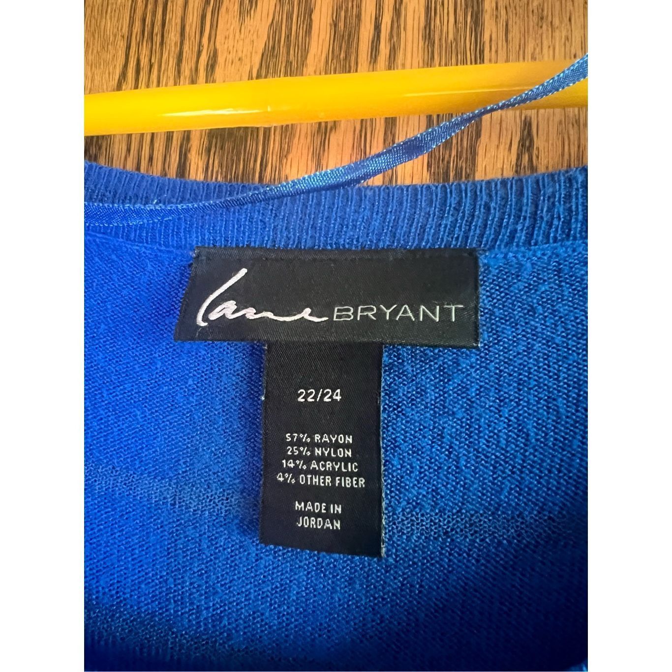 Other Lane Bryant Blue Long Sleeve Top Woman’s Size 22/24 Size XXL / US 16-18 / IT 52-54 - 5 Thumbnail