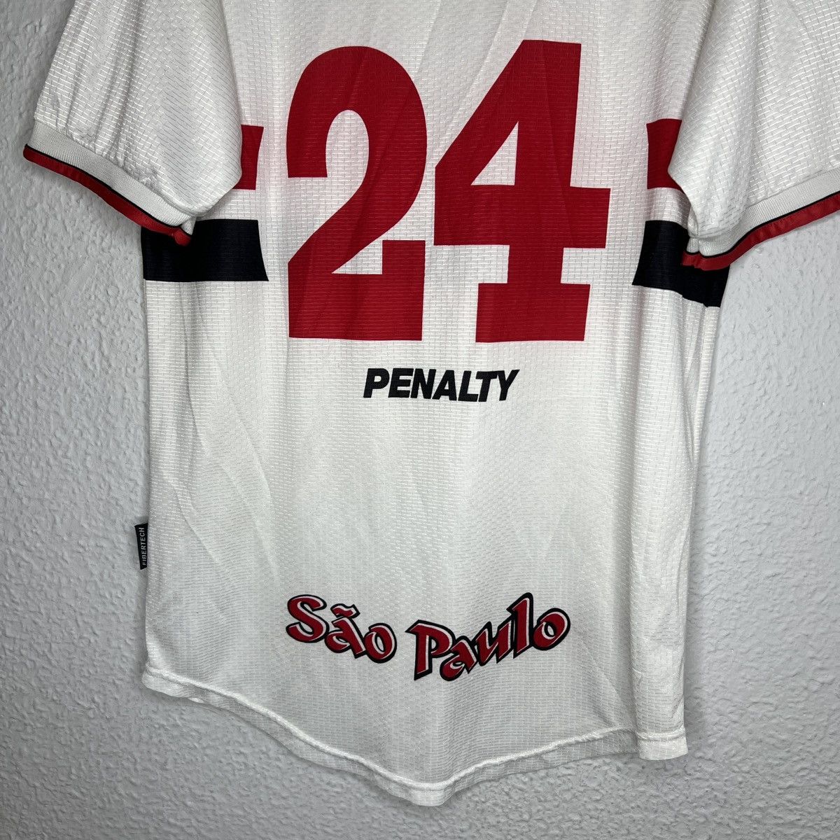 Penalty São Paulo Penalty Vintage Tshirt Tee Jersey 90s Y2K White 24 Size US L / EU 52-54 / 3 - 8 Thumbnail
