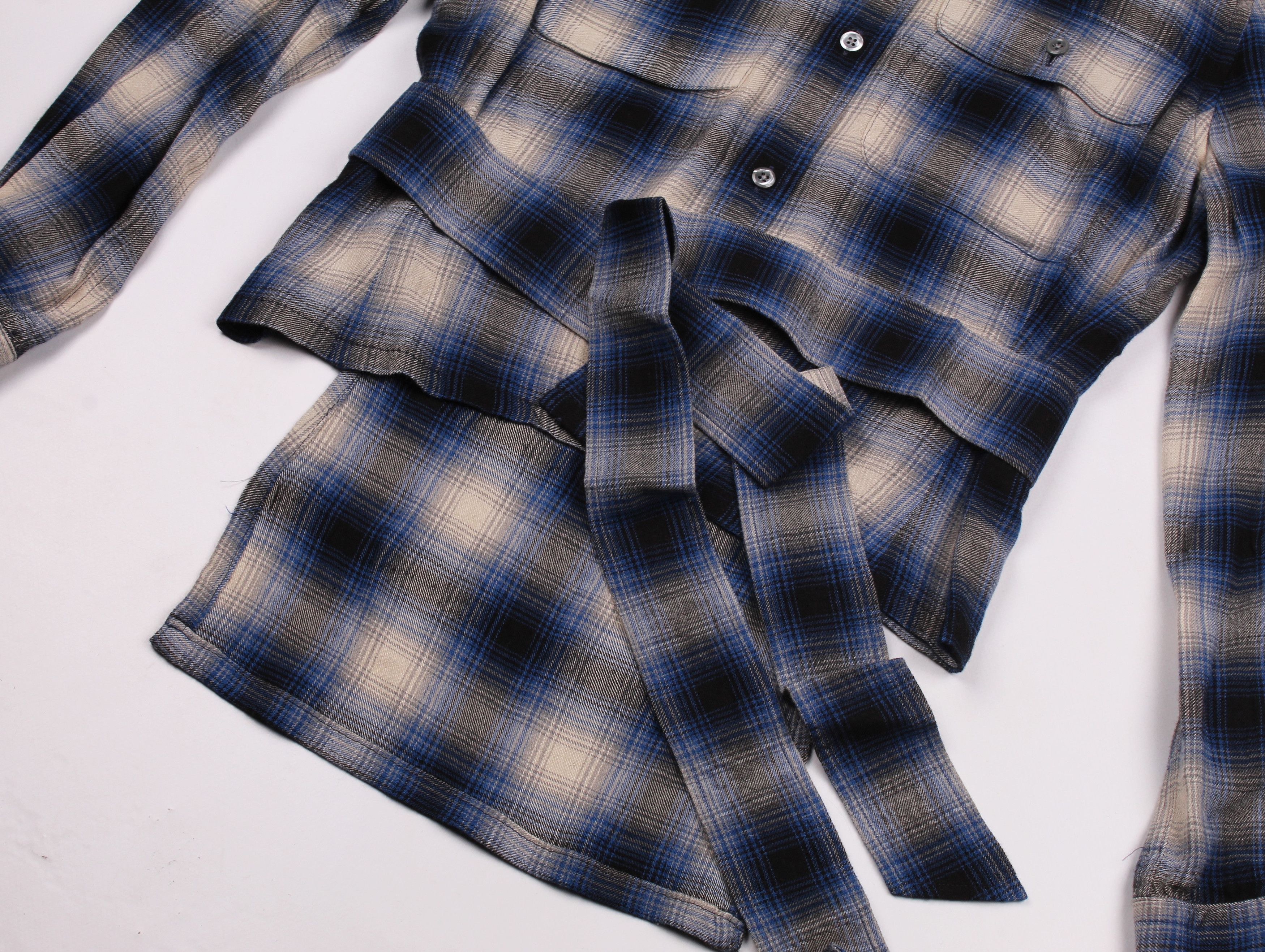 Polo Ralph Lauren Polo Ralph Lauren Plaid Checkered Asymmetrical Belted Shirt Size XS / US 0-2 / IT 36-38 - 6 Thumbnail
