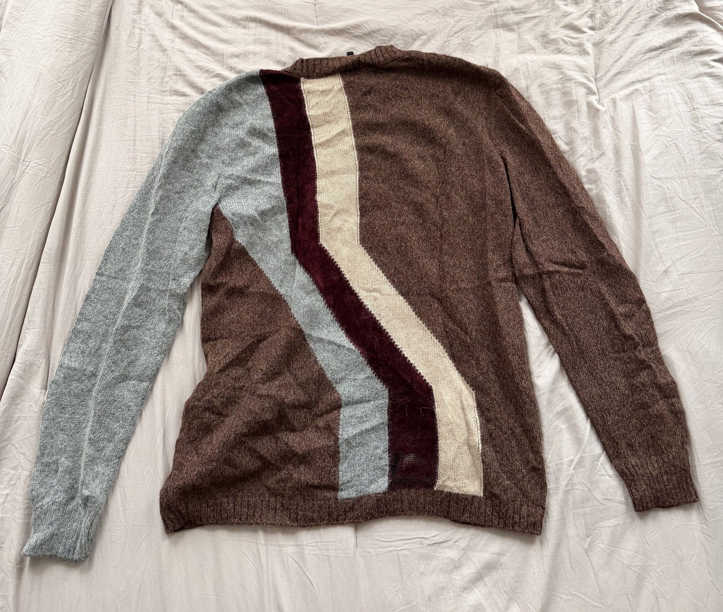 Emporio Armani Emporio Armani Alpaca Color Block Sweater XXL AS-IS Size US XXL / EU 58 / 5 - 2 Thumbnail