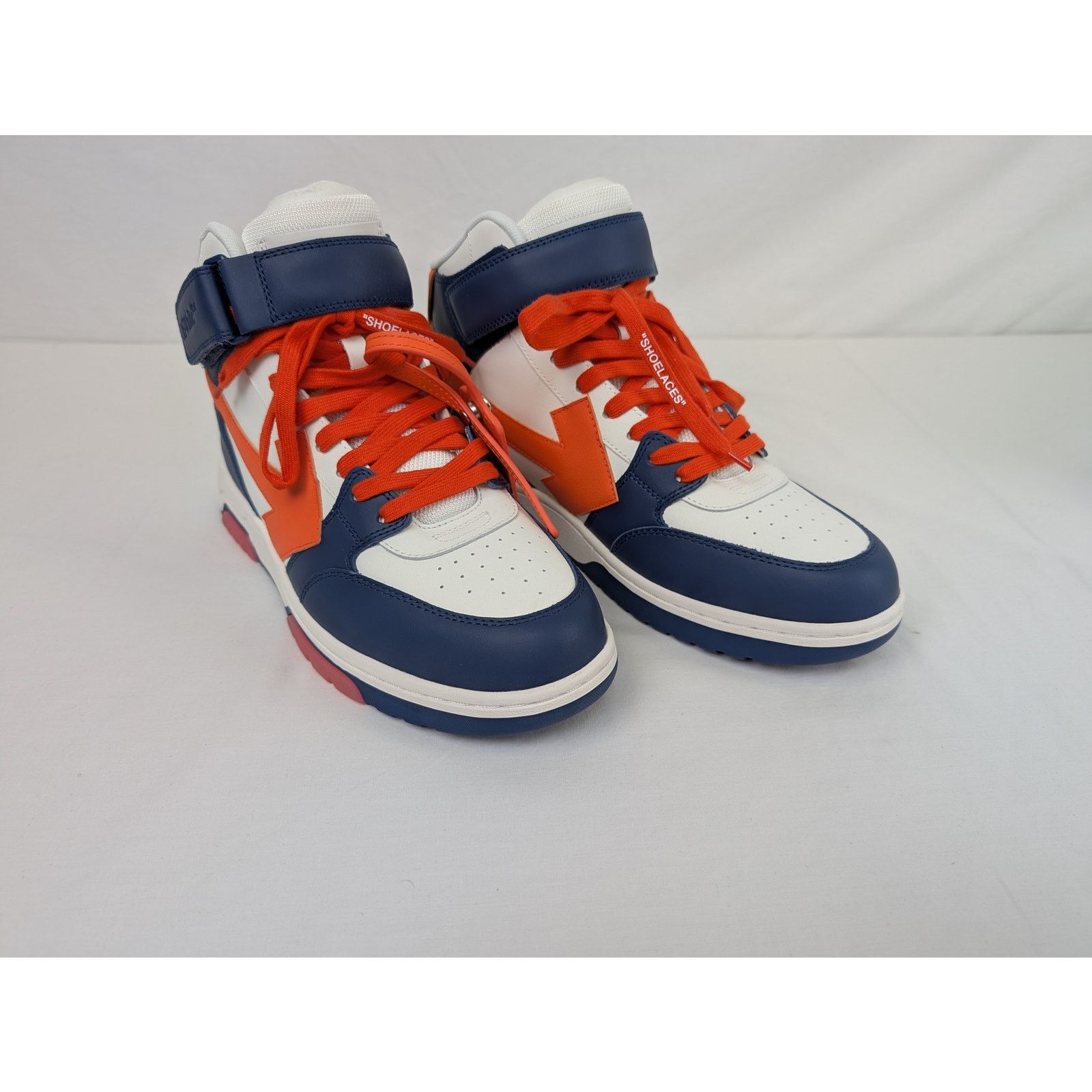 Off-White o1rshd1 Out of office Mid Top Lea Sneakers in Blue Size US 10 / EU 43 - 5 Thumbnail