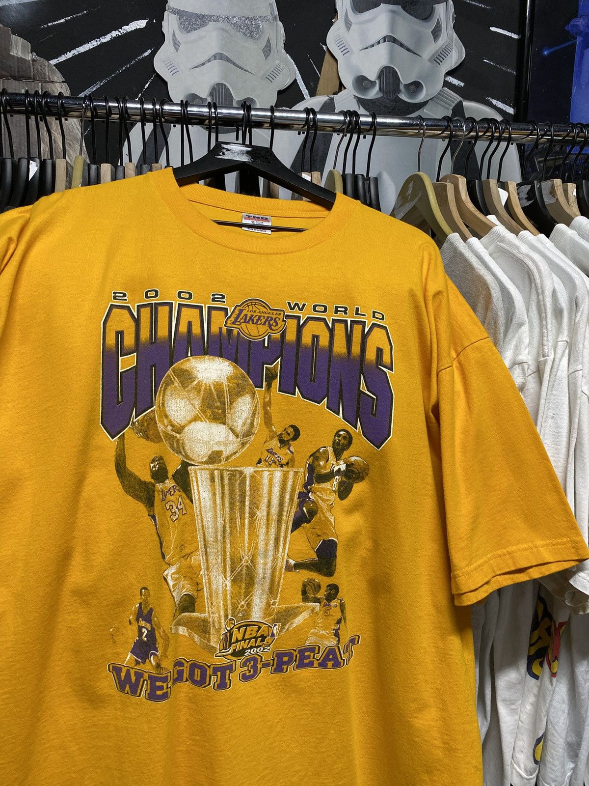 Vintage 2002 Los Angeles Lakers Championship Kobe Shirt 2XL