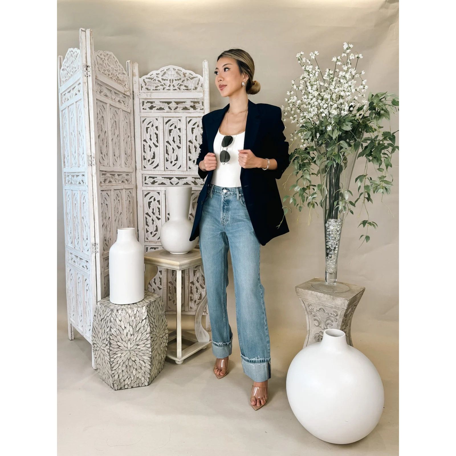 Frame FRAME Everyday Blazer in Navy Size 4 Size S / US 4 / IT 40 - 7 Thumbnail
