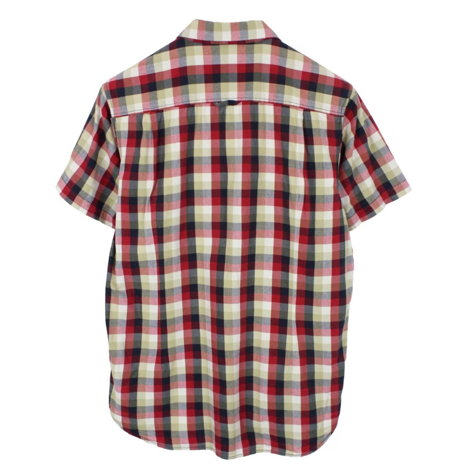 Vintage Lundhags Lauve SS Shirt Men LARGE Button-Up Spread Collar Check Multicoloured Short Sleeve Size US L / EU 52-54 / 3 - 2 Thumbnail