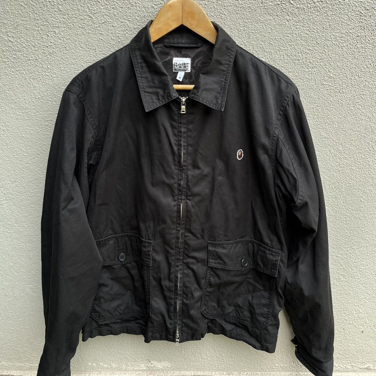 Bape A BATHING APE zipper jacket black Size US M / EU 48-50 / 2 - 2 Thumbnail