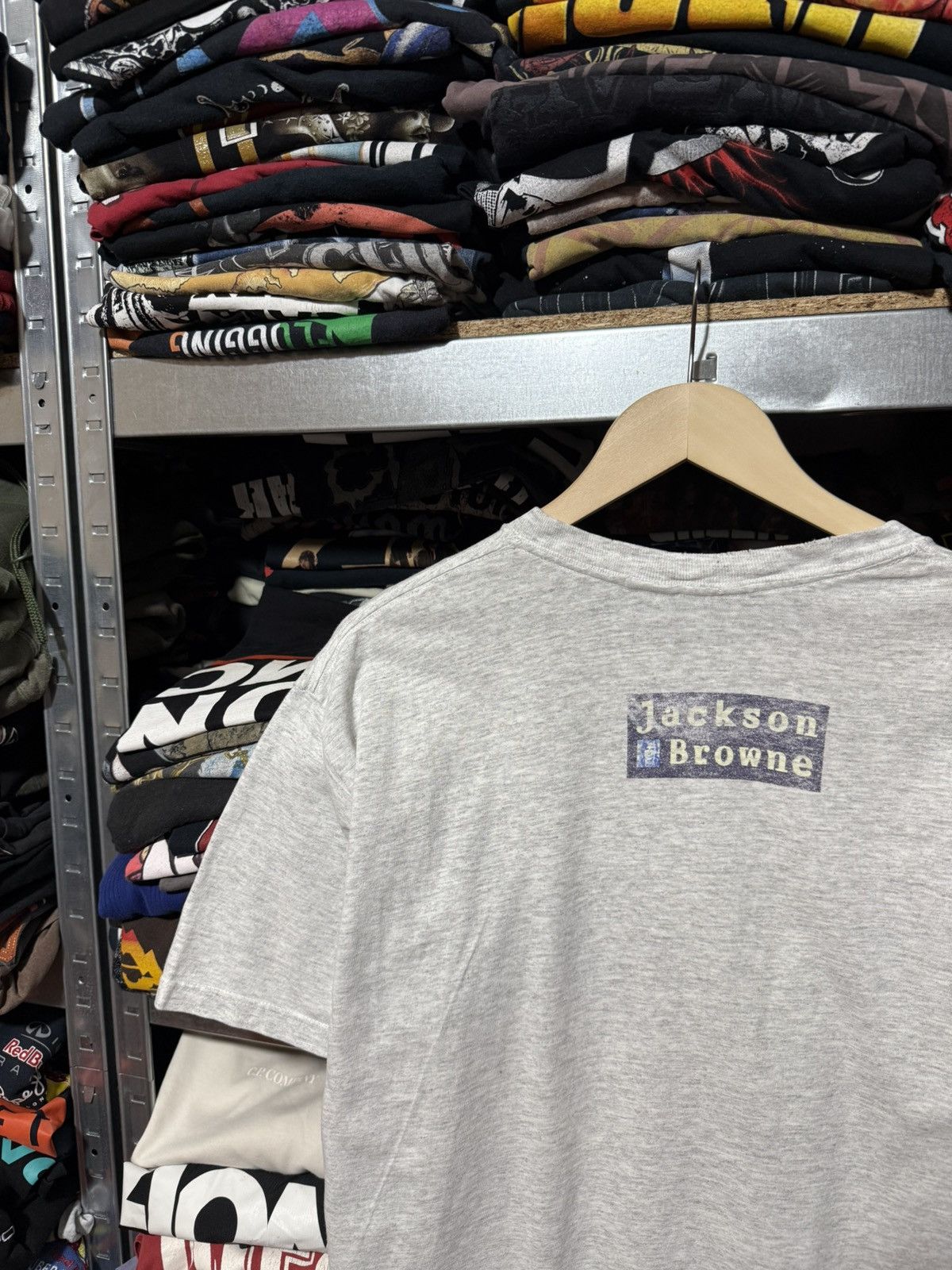 Vintage Vintage 1998 Jackson Browne Rock Band The Next Voice T-Shirt Size US XL / EU 56 / 4 - 4 Thumbnail
