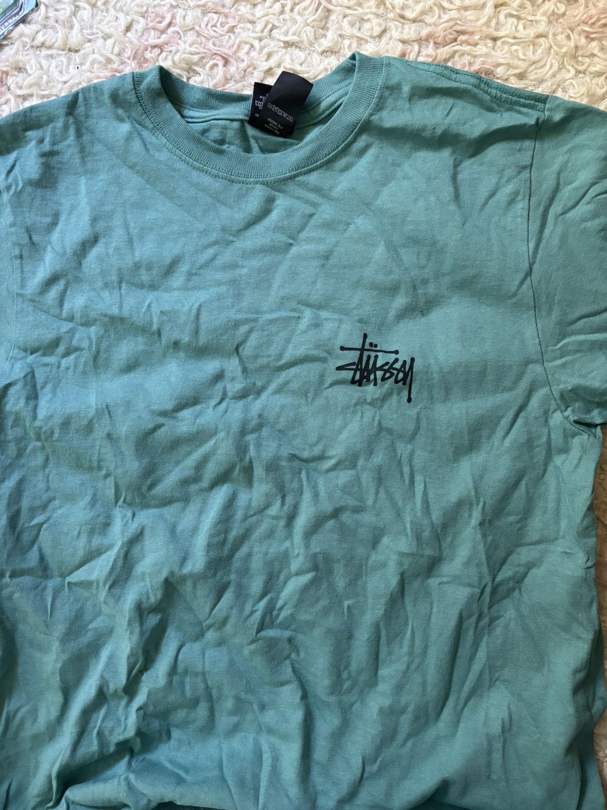 Stussy Basic Stussy Tshirt in Teal Size US S / EU 44-46 / 1 - 2 Thumbnail