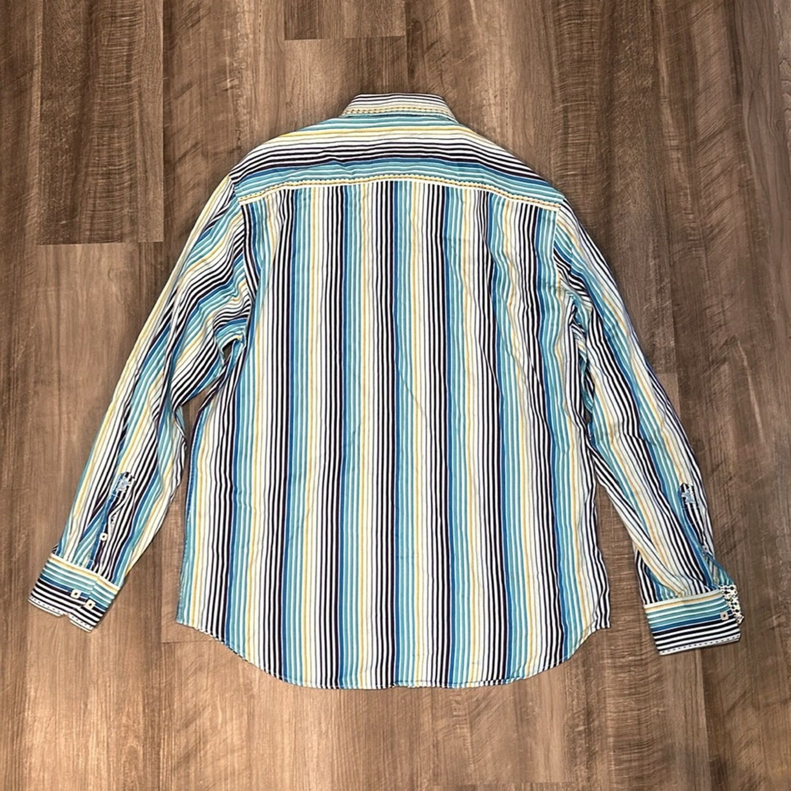 BUGATCHI Bugatchi Shaped Fit Long Sleeve Button Down - XL Size US XL / EU 56 / 4 - 3 Thumbnail