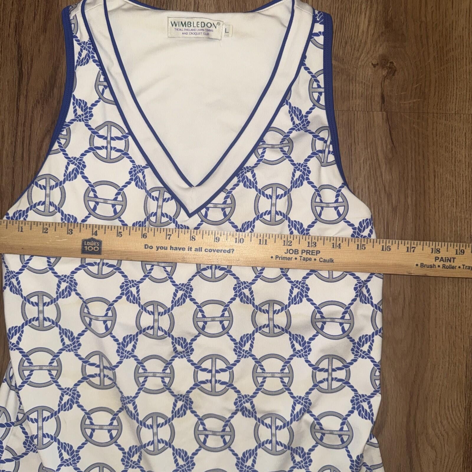 Other Wimbledon Nautical Rope Print Tennis Dress Pickleball Y2K Size ONE SIZE - 5 Thumbnail
