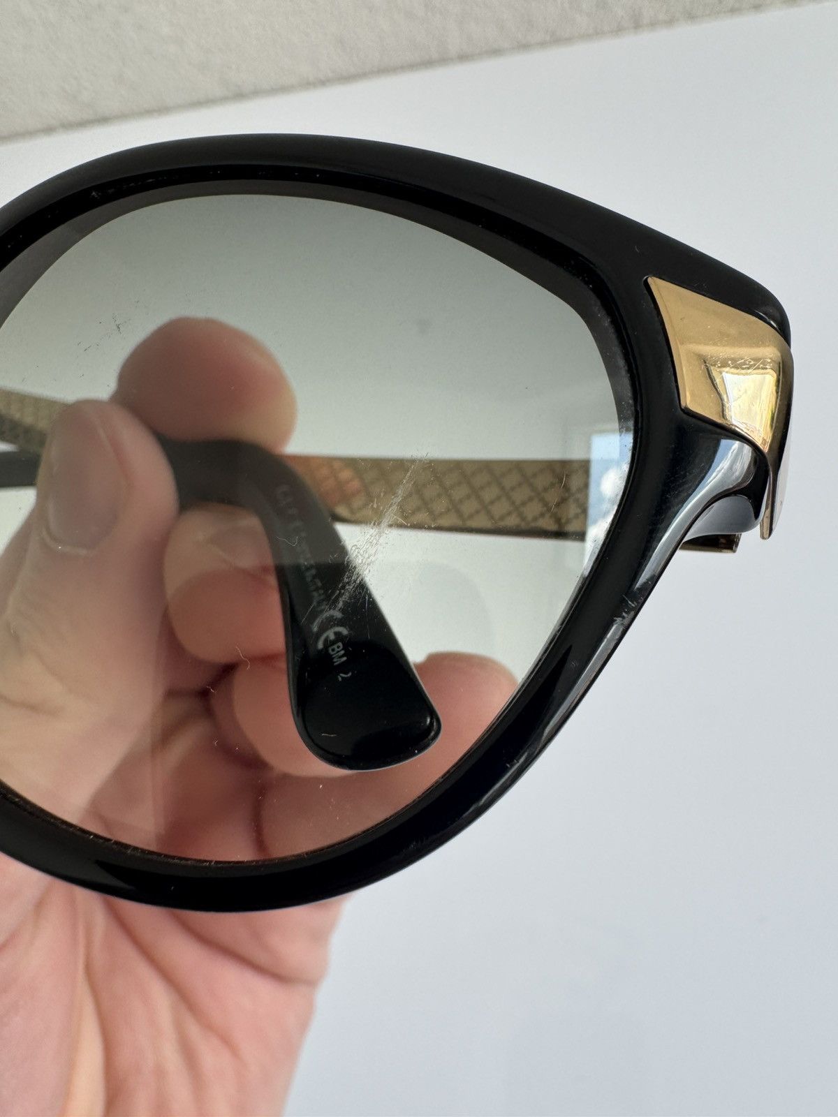 Gucci Gucci Sunglasses GG 3651/S Black Gold Size ONE SIZE - 10 Thumbnail