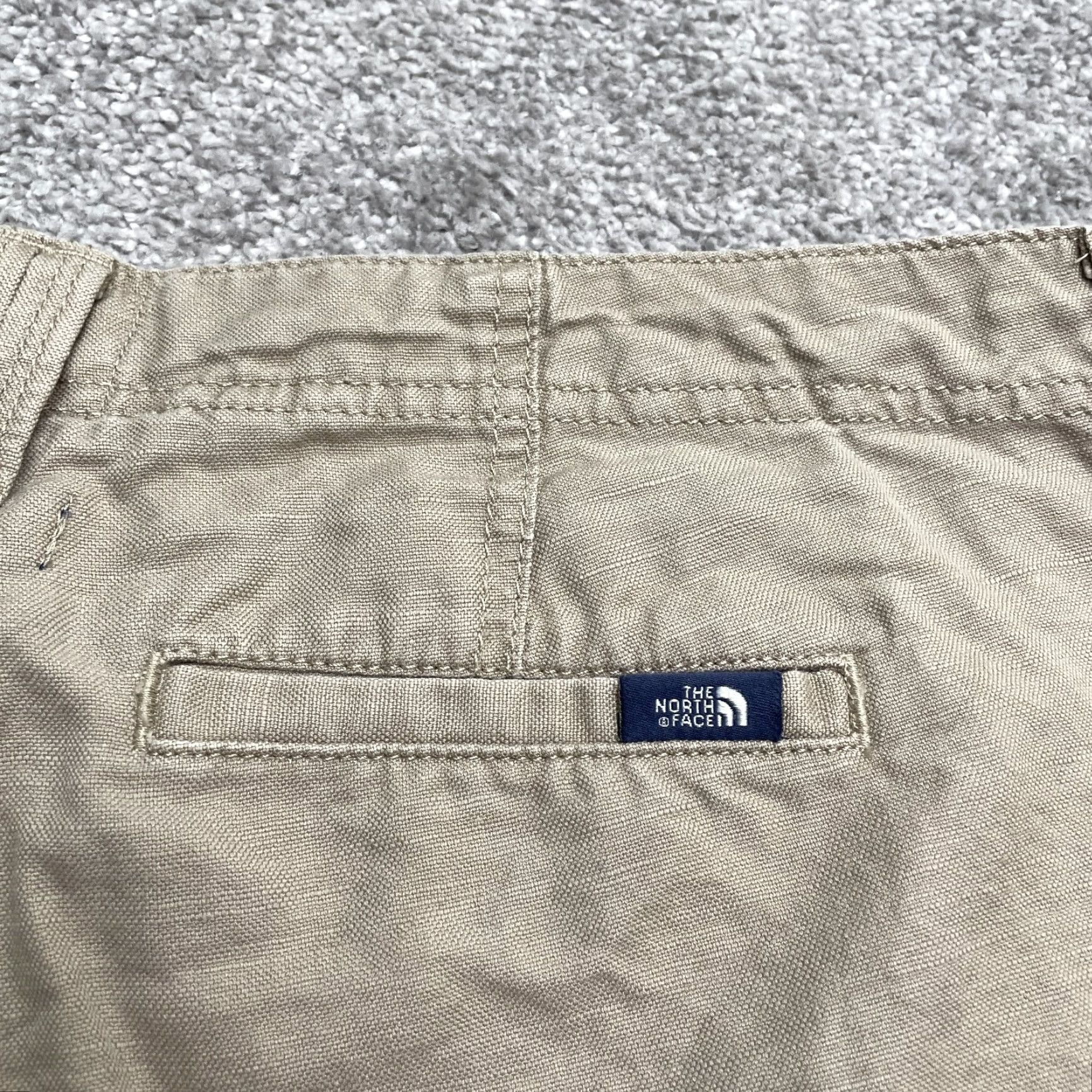 The North Face The North Face Outdoor Shorts Womens 10 Brown Linen Blend Mid Rise Trekking 34x3 Size 32" / US 10 / IT 46 - 3 Thumbnail