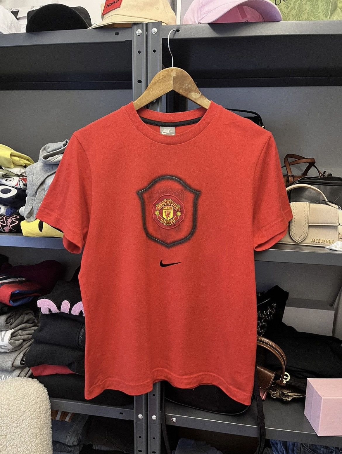 Nike Vintage Nike Manchester United T-shirt Size US S / EU 44-46 / 1 - 1 Thumbnail