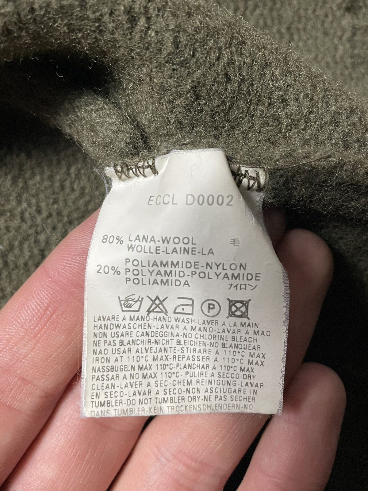 Diesel Vintage Diesel Embroidered Logo Full Zip Wool Knit Sweater Size US S / EU 44-46 / 1 - 7 Thumbnail
