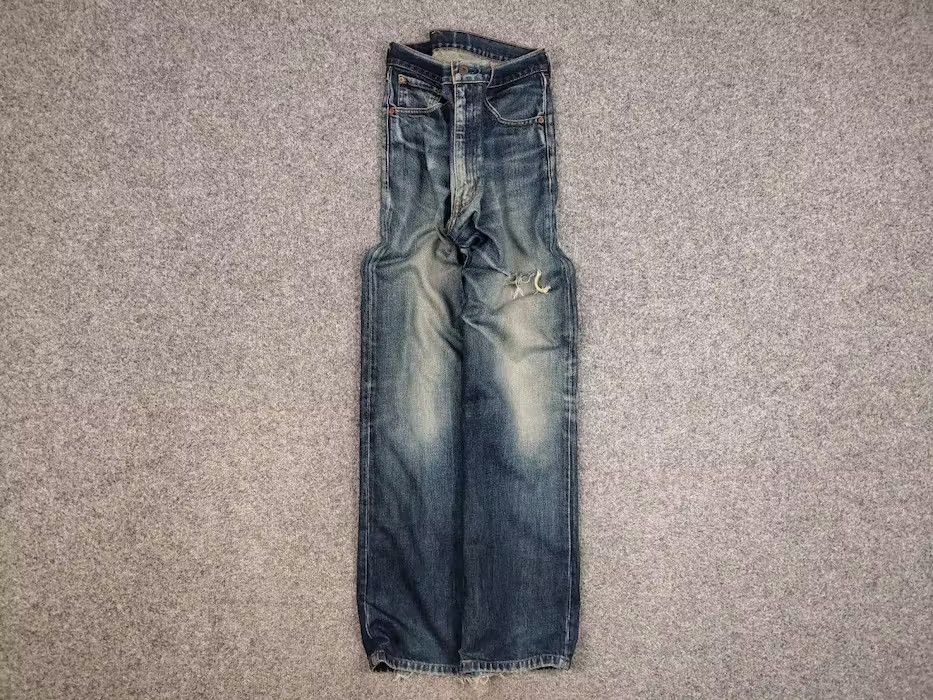 image of Archival Clothing x Levis Vintage 90's Levis 503 J38 Distressed Faded Denim Jeans Japan in Vintage 