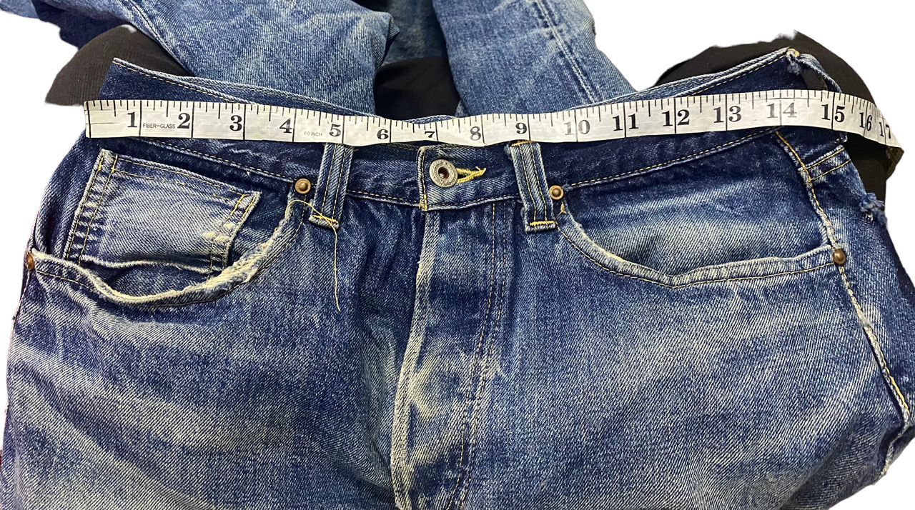 Sugar Cane 💥BEST OFFER💥VINTAGE SUGAR CANE SELVEGDE DISTRESSED DENIM Size US 30 / EU 46 - 5 Thumbnail