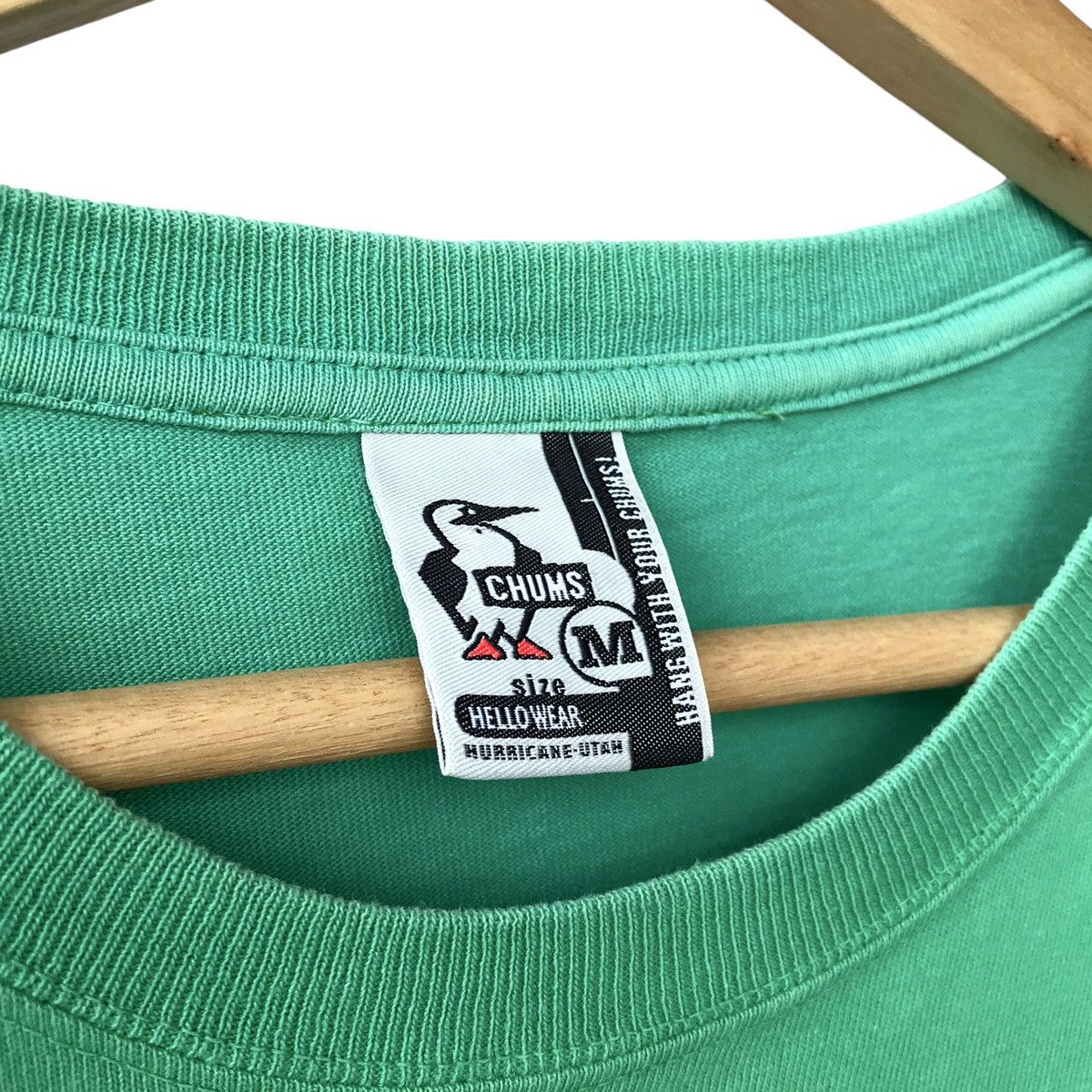 Chums Chums Hurricane USA Outdoor Green Logo Tee Size US M / EU 48-50 / 2 - 7 Thumbnail