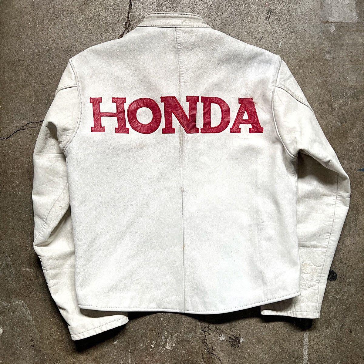Vintage 1980’s Honda CBR Café Leather Jacket Size US L / EU 52-54 / 3 - 1 Thumbnail