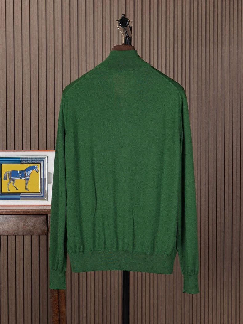 Loro Piana LORO PIANA 12 micron fully zipped knitted shirt Size US M / EU 48-50 / 2 - 5 Thumbnail