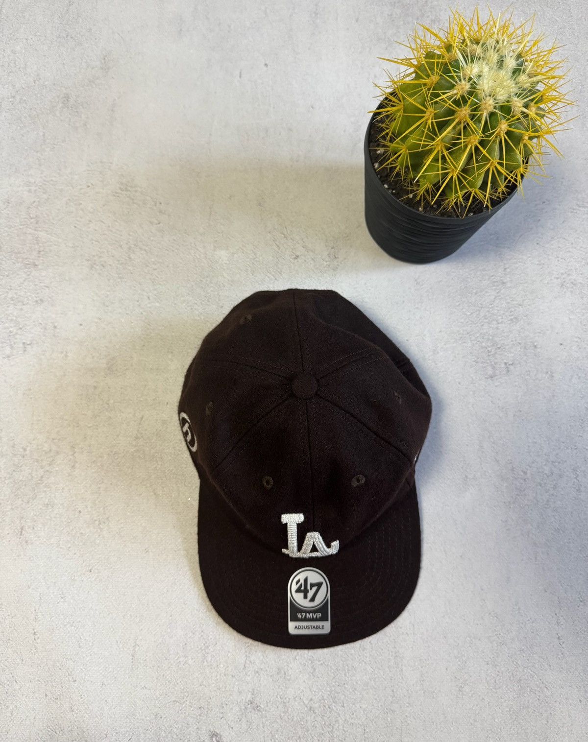 47 Brand LA Forty Seven Cap Hat Brown Rap Size ONE SIZE - 7 Thumbnail