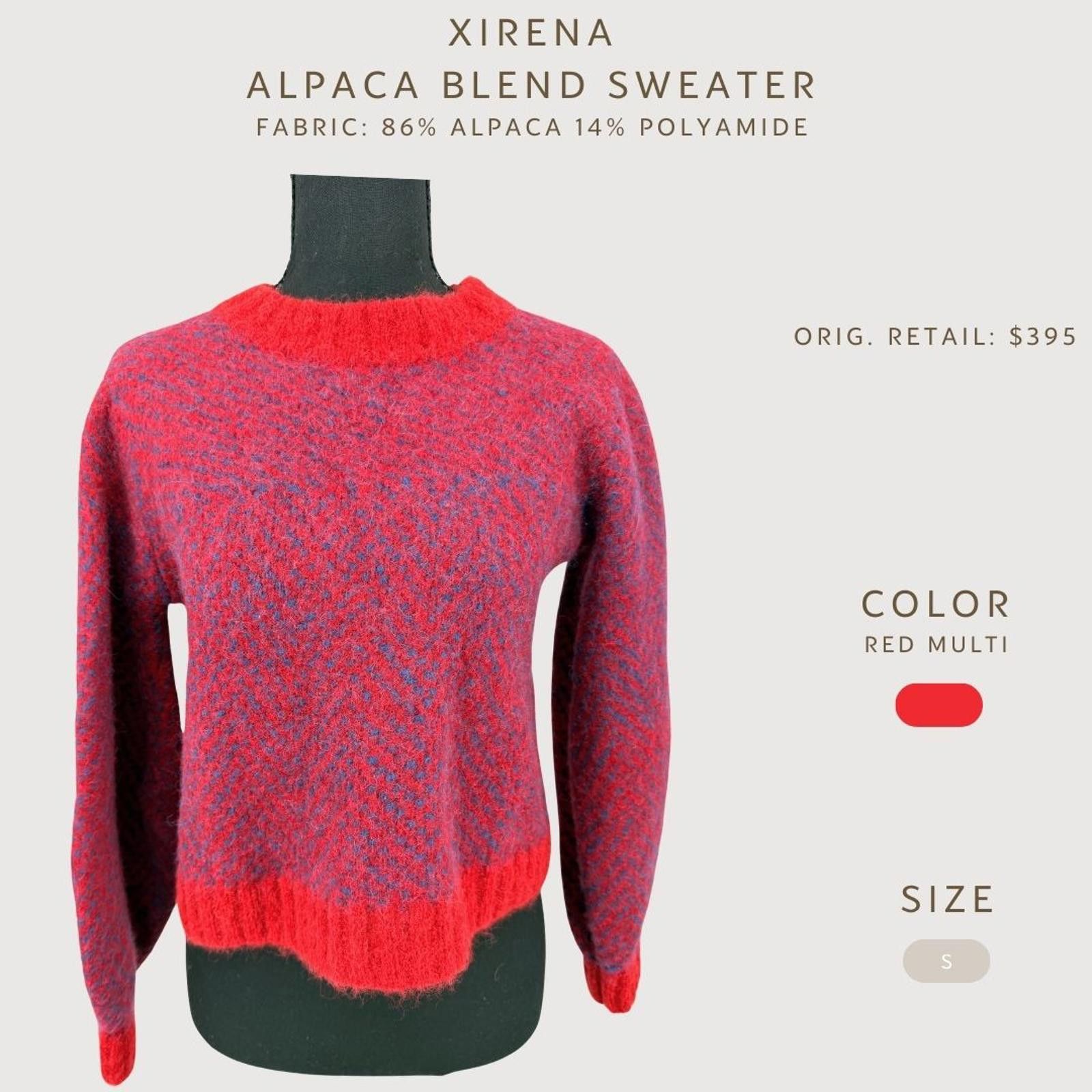 Other Xirena Alpaca Blend Sweater Luxe Fuzzy Knit Crew Neck Size S Size S / US 4 / IT 40 - 2 Thumbnail