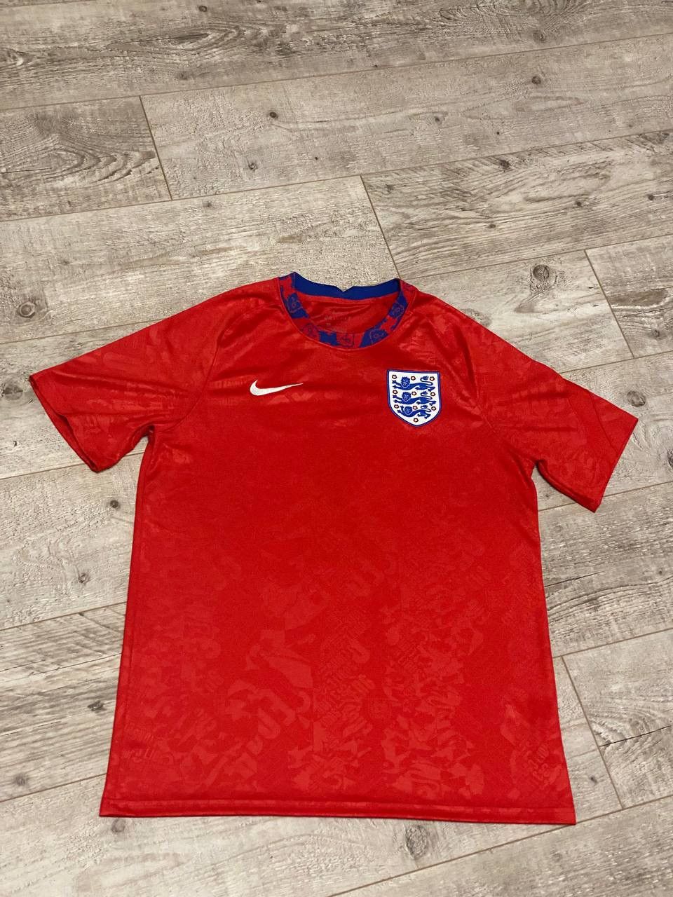 Pre-owned Fifa World Cup X Nike England Shirt Soccer Jersey Football In Red