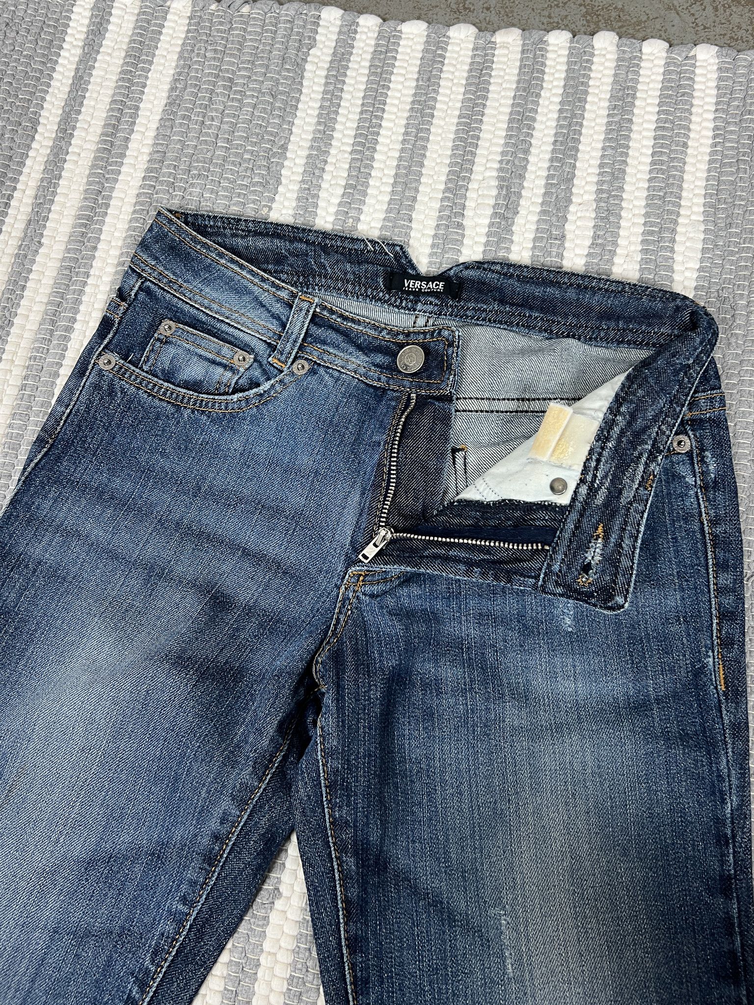 Jean Vintage Versace Jeans Couture Denim Pants Jeans Size 25" / US 0 / IT 36 - 4 Thumbnail