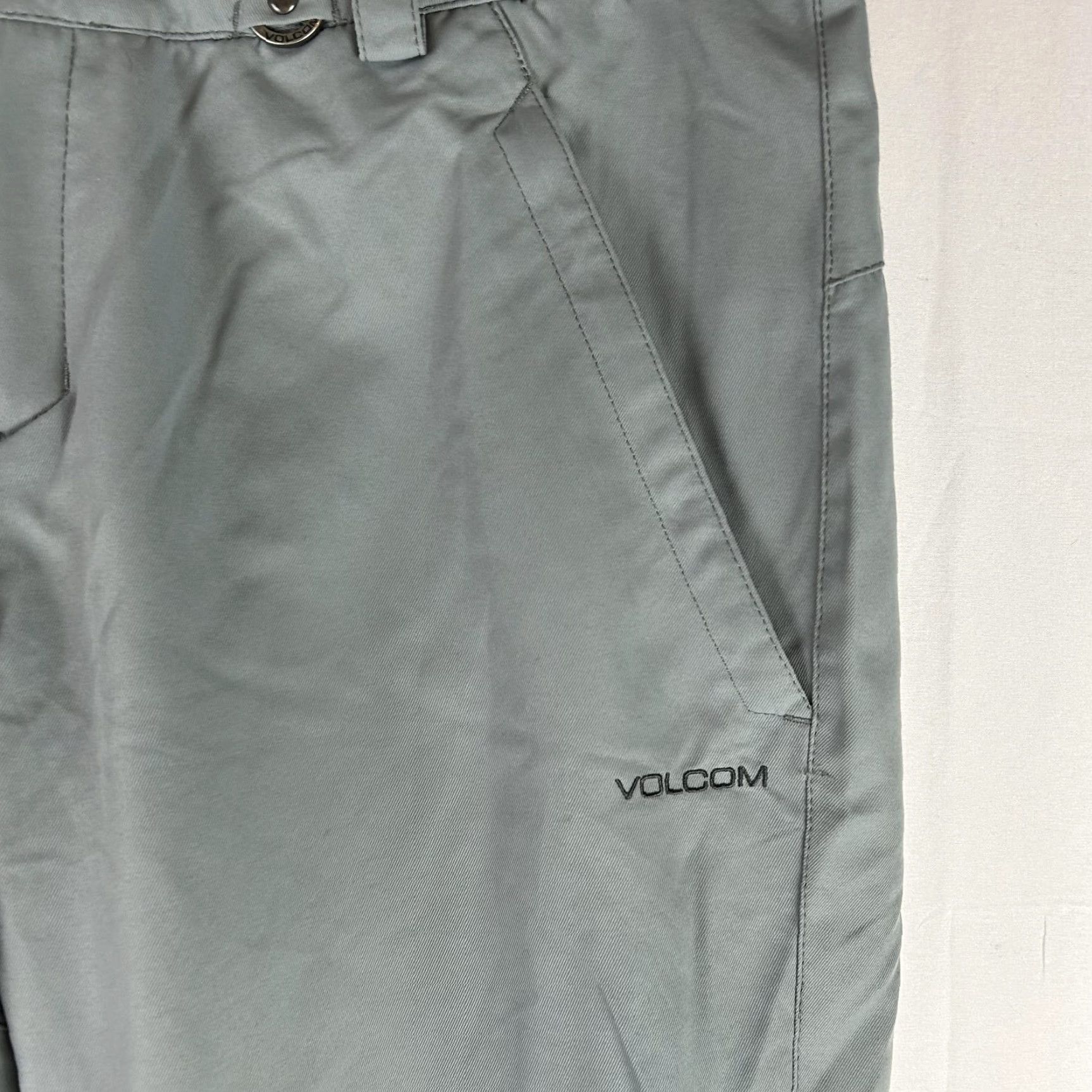 Volcom Volcom Snow Pants Mens XL Gray Insulated Waterproof Ski Twill Lined 10K/10K Size US 36 / EU 52 - 4 Thumbnail