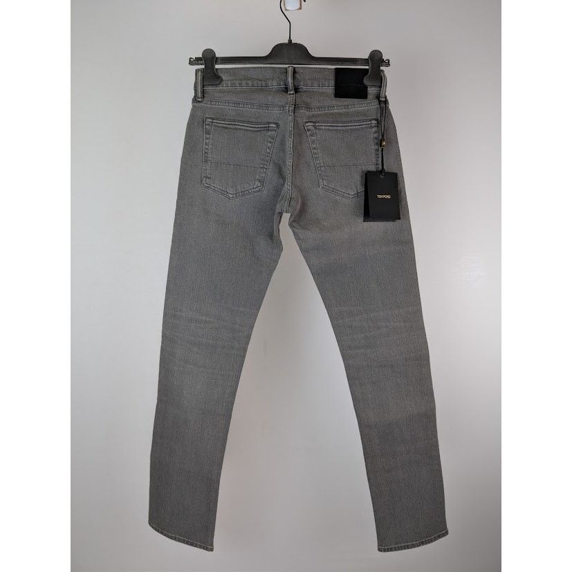 Tom Ford o1rshd1 Straight Denim Jeans in Grey Size US 29 - 15 Thumbnail