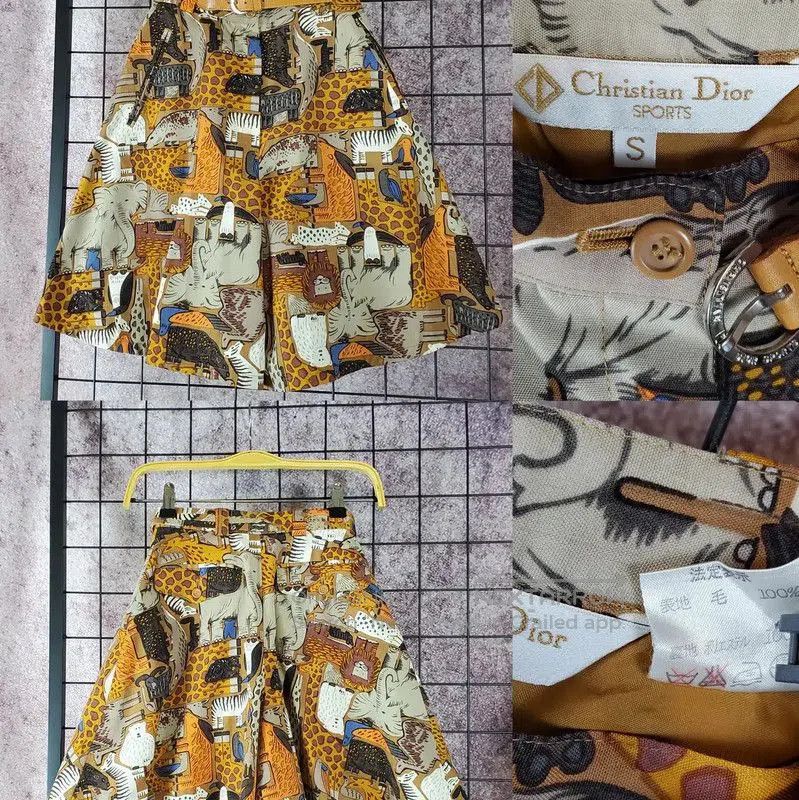 Dior Dior Summer Orange Wool Cartoon Pants . Size 23" - 1 Thumbnail