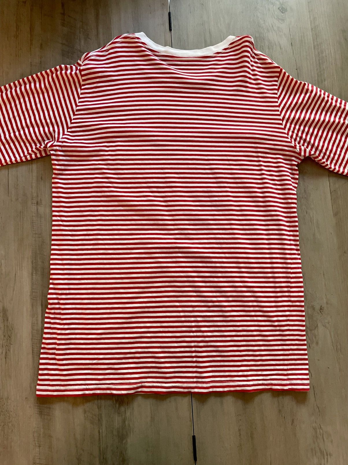 Ransom Clothing Ransom Red and White Striped Long-sleeve Metal Logo Size US L / EU 52-54 / 3 - 5 Thumbnail