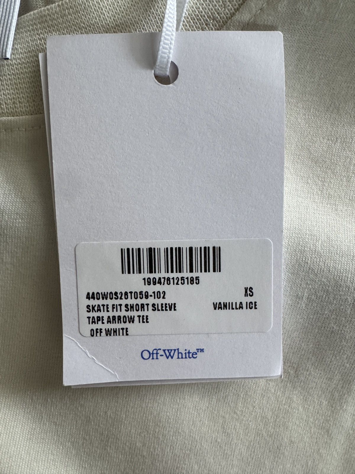 Off-White Off-White Tape Arrow Skate Tee Size US XS / EU 42 / 0 - 8 Thumbnail