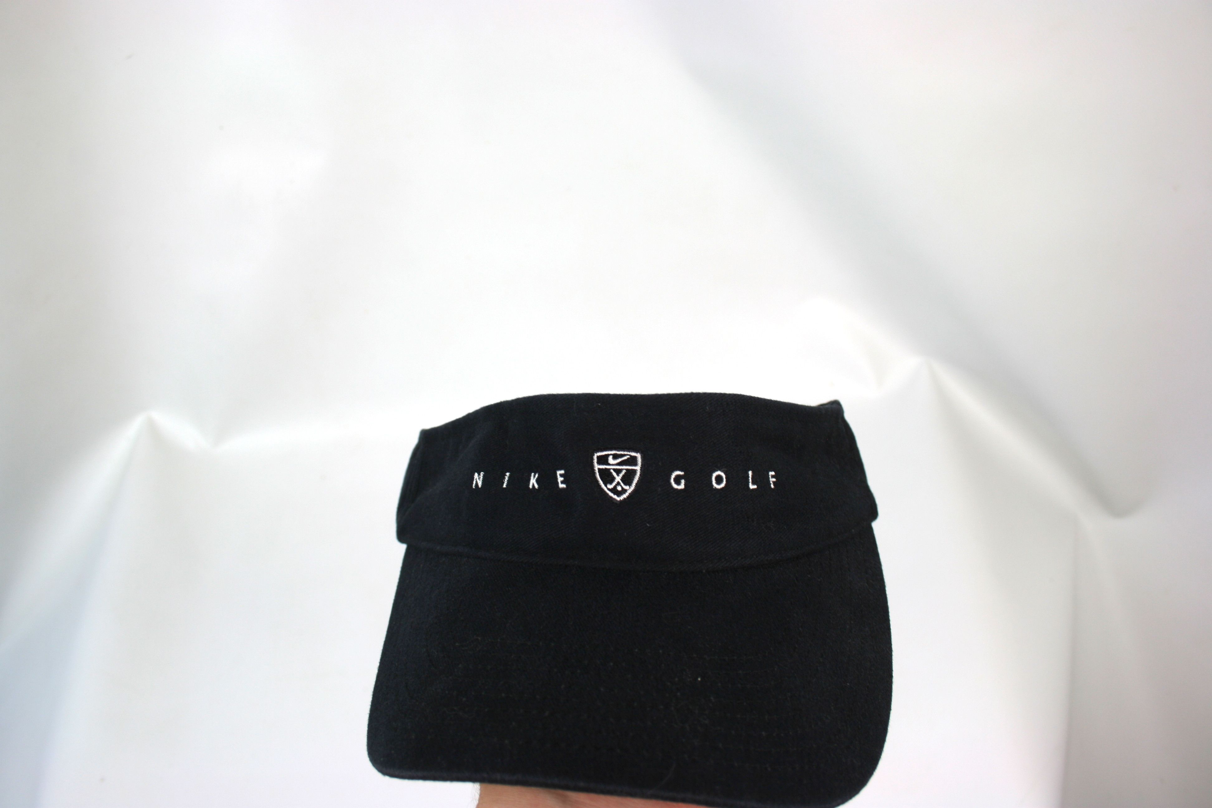 Nike 90S Golf Swoosh Logo Visor Cap Vintage Size ONE SIZE - 3 Thumbnail