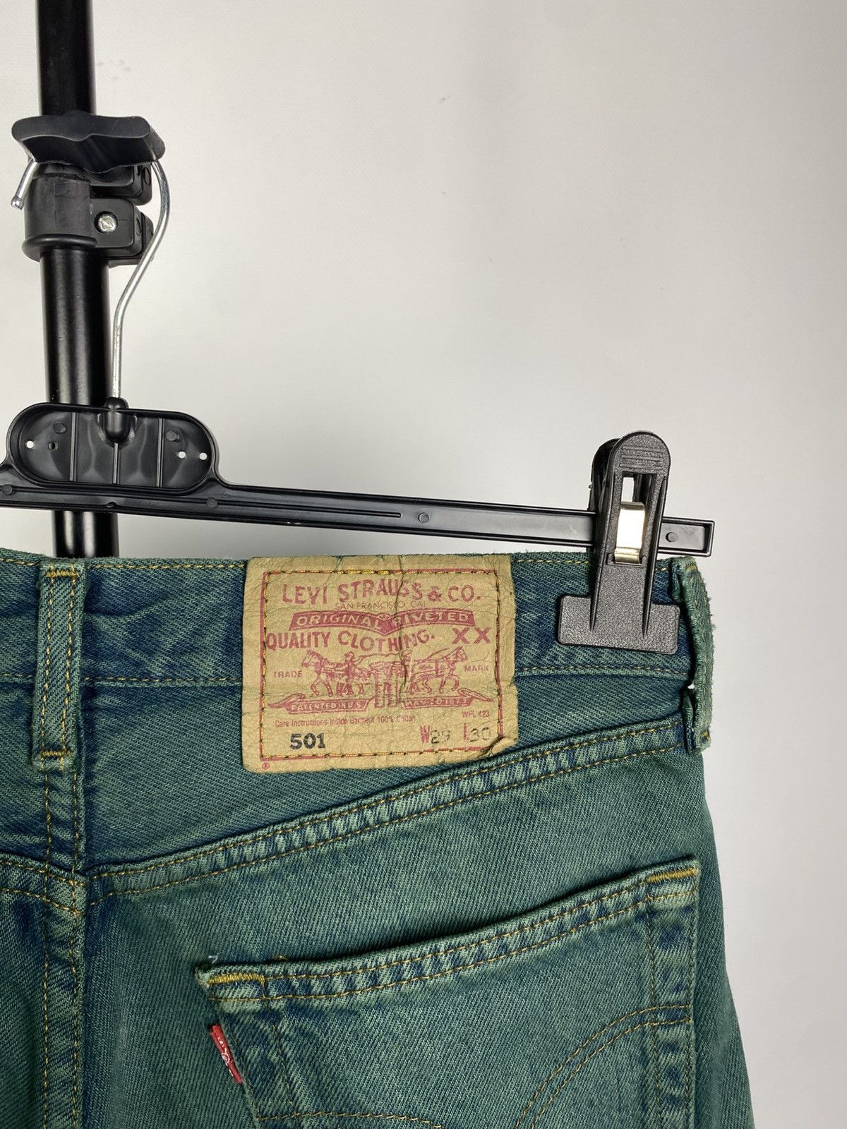 Levi's Vintage Clothing × Vintage Vintage 90s Levi’s Y2K Women’s Denim Shorts Size 29" - 5 Thumbnail