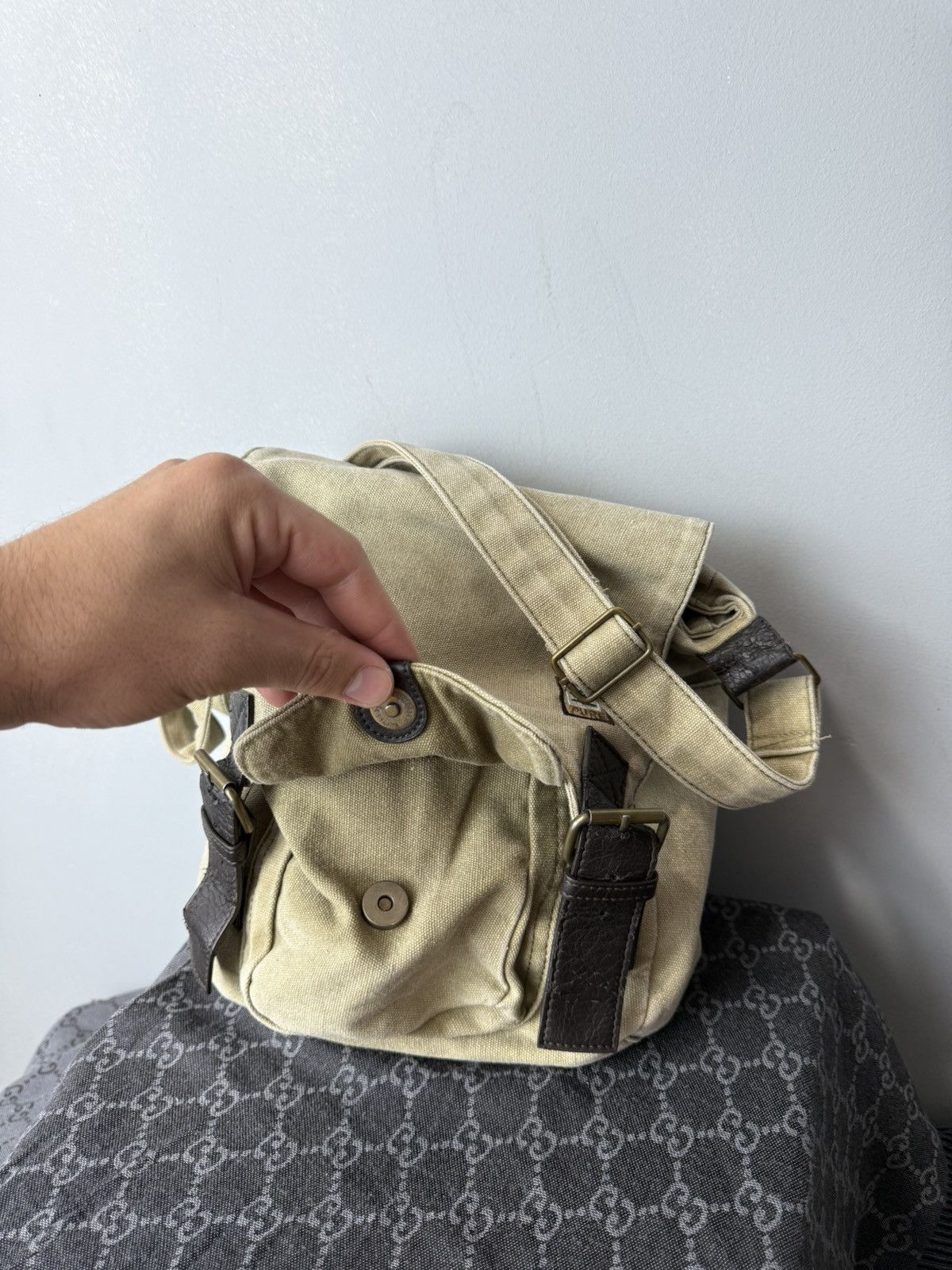 Vintage Vintage Hemp Marijuana Bag Mini Weed Rap Gorpcore Size ONE SIZE - 4 Thumbnail