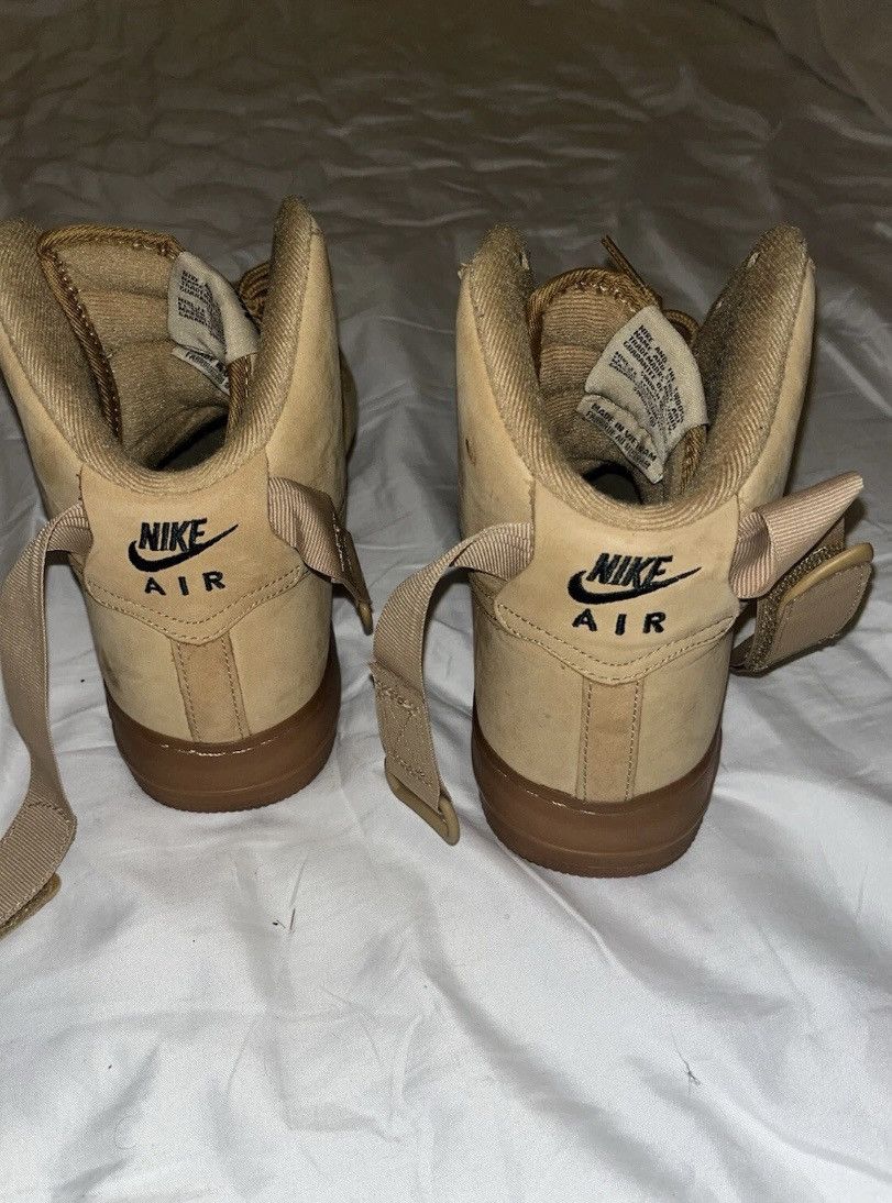 Nike Nike Air Force 1 High Flax - Size 10.5 Mens Used Size US 10.5 / EU 43-44 - 4 Thumbnail