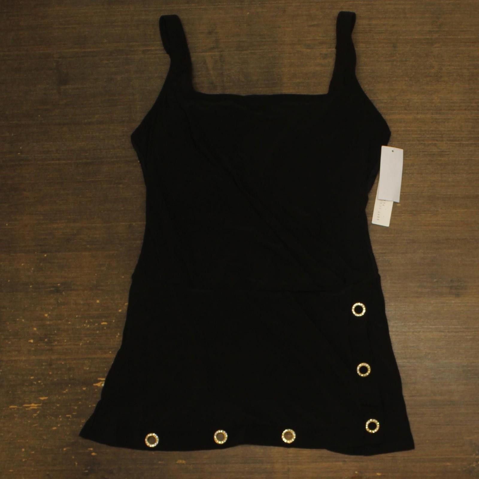 Other Nwt Beyond Control Womens Square-neck Swim Dress Black 16 Size ONE SIZE - 1 Thumbnail