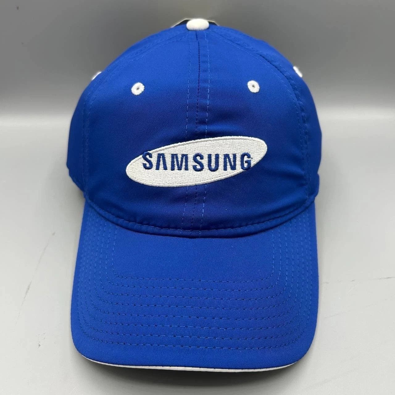 The Game Samsung Hat Men Blue White Embroidered The Game Strap Back Size ONE SIZE - 1 Thumbnail