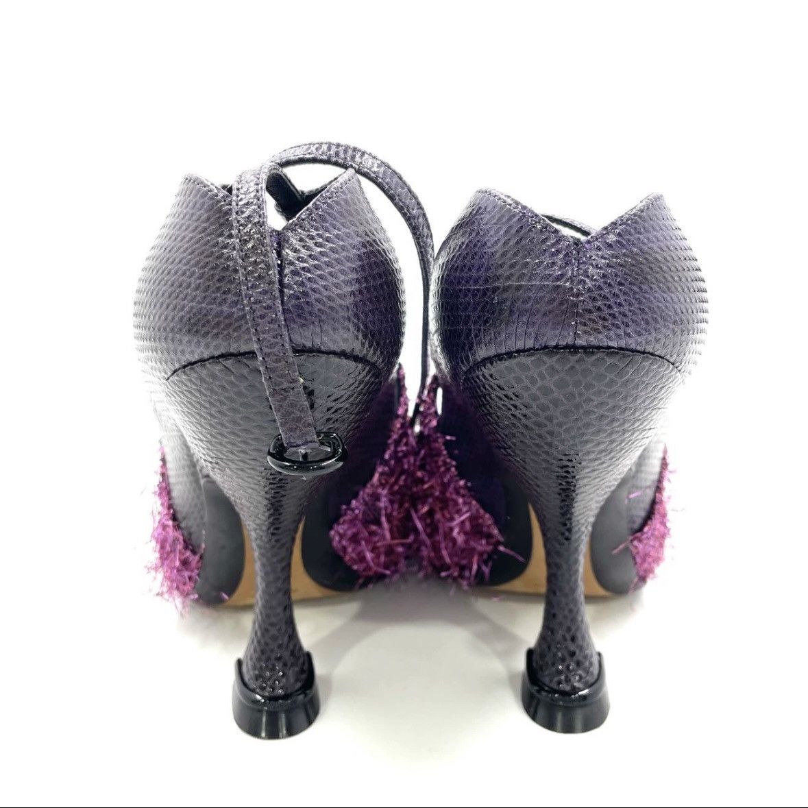 Lanvin Lanvin Rita Leather Pump / Purple Size US 9 / IT 39 - 4 Thumbnail