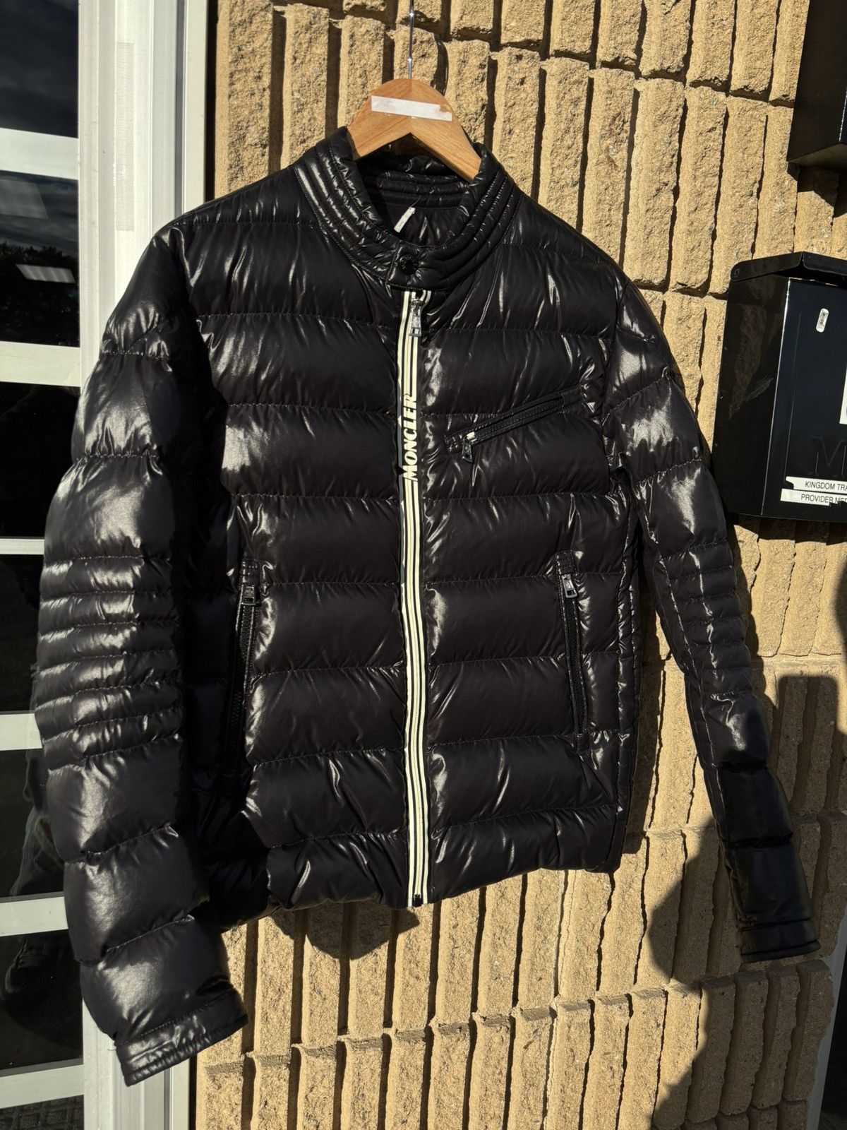 Moncler Moncler Caroux Biker Giubbotto jacket Size US M / EU 48-50 / 2 - 2 Thumbnail