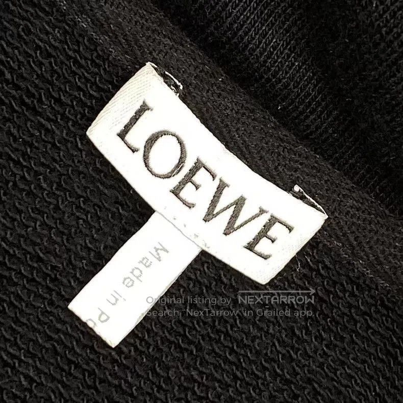 Loewe Loewe Cotton Chest Logo Short Hoodie. Size US M / EU 48-50 / 2 - 4 Thumbnail