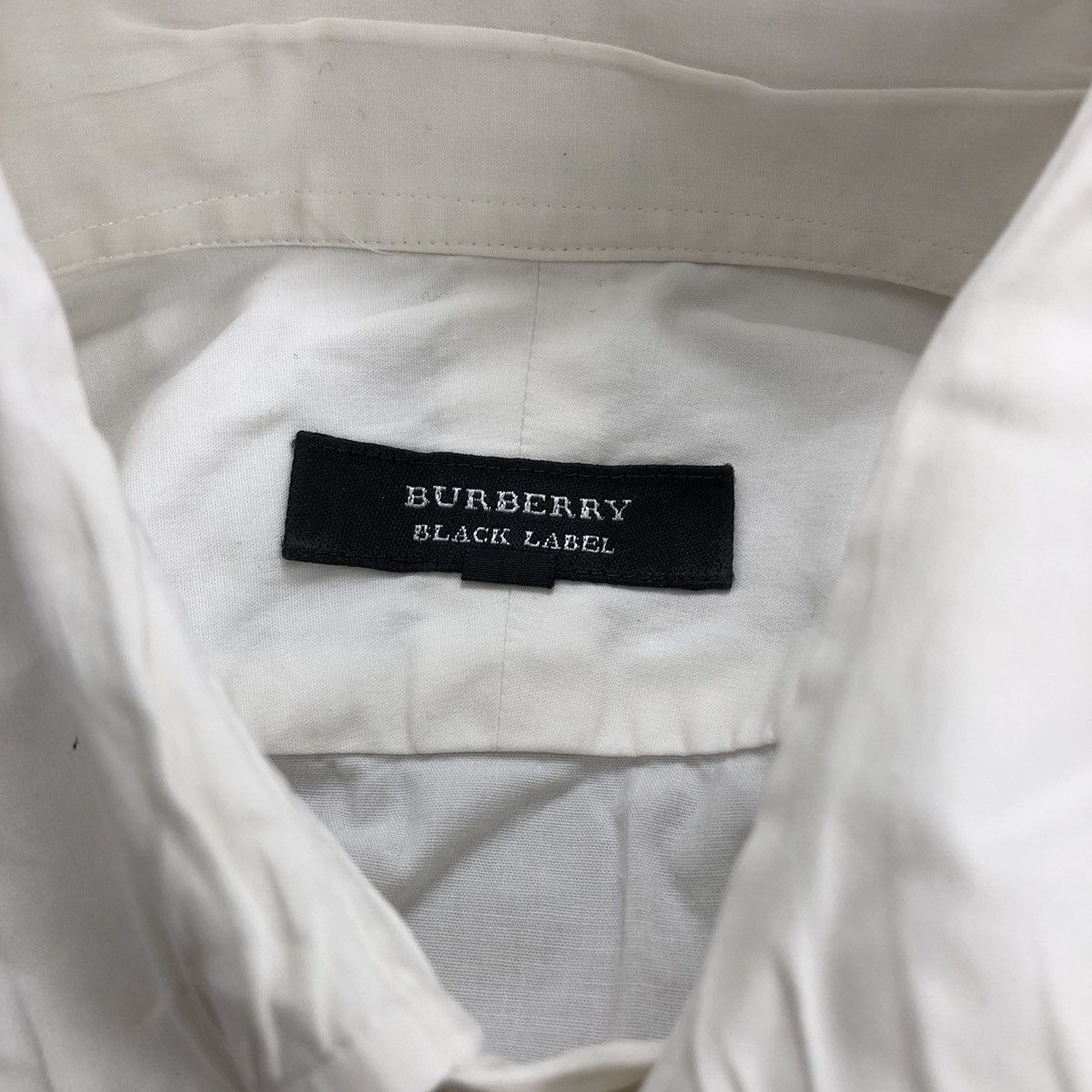 Burberry × Vintage Vintage Burberry Black Label True White Button Up Shirt Size US L / EU 52-54 / 3 - 5 Thumbnail